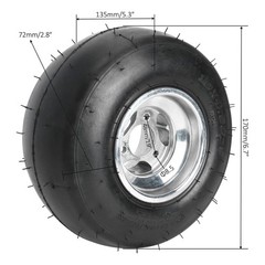 5″ Wheel Tire Combo 10×4.50-5 11×7.10-5 ATV Quad Racing Go Kart Buggy Drift Cart