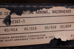 Ben Pearson Vintage Archery Hunting Arrows For Recurve/Long Bow – 6 Arrows