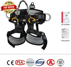 Climbing Belts, Thicken Professional Large Size Safety Seat Belts for Tree Climb