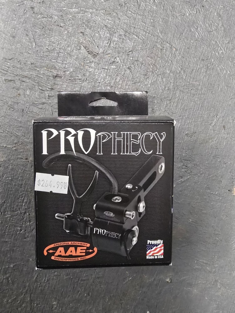 AAE Arizona Archery Enterprises Prophecy Drop Away Rest Black, Right-Hand