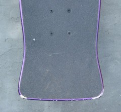Santa Cruz Keith Meek Slasher Retro Reissue Purple Skateboard Complete Deck READ