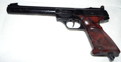 VINTAGE CROSMAN MODEL AIR PISTOL 454 .177 CAL. BB GUN READ!!!!
