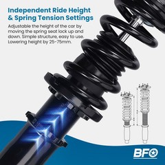 BFO Coilovers Height Adj. Struts For Civic 92-00 EG EJ EH Integra 94-01