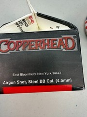 Crosman Copperhead BBs & CO₂ Powerlet Cartridges Lot – Open Box (31 of 40)