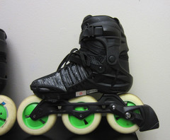 2018 Powerslide Phuzion Argon Trinity 110 Skates Black Mens 7.5