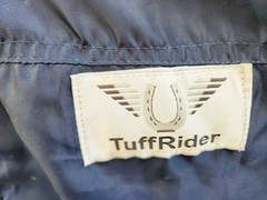 TuffRider Lite Horse Sheet – Size 72 – Navy Blue/Light Green