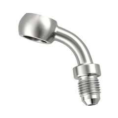 3AN Male to 10.2mm 3/8″ Banjo 45 Degree Stainless Steel Brake 45 Deg-3AN ID10.2