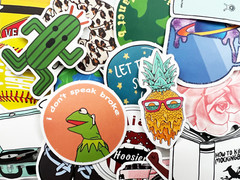 2000 Random Bulk Stickers Lot Fun Car Bottle Pack Bike Laptop Skin Decals