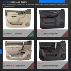 80995 Front Left Driver Side Armrest Repair Kit Fit for Chevy Silverado Suburban