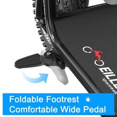 EILLEO Electric Scooter W/ Seat 48V for Adult 750W Max Motor 17.4MPH 20 Miles