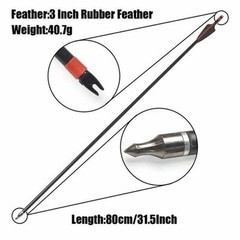 30 inch Fiberglass Arrows Archery SP500 OD 8mm For Compound/Recurve Bow Hunting