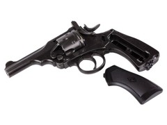 Webley MKVI CO2 Pellet Revolver, Battlefield Finish, 4″ by Webley & Scott Ltd.