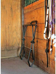 Foldable Freestanding Saddle Rack Stand 26 X 19 X 33 Inches