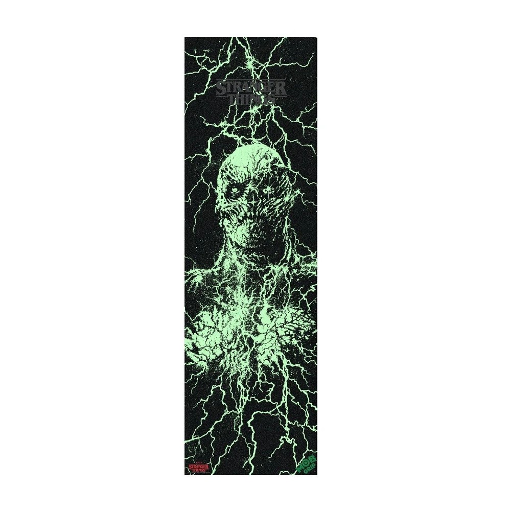 MOB X STRANGER THINGS VECNA SKATEBOARD GRIPTAPE – GLOW IN THE DARK – 10″ X 33″