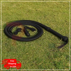 Indiana Jones Bullwhip 04 to 16 Feet Long 16 Strands Nylon Para-cord Bullwhip