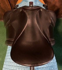 Imported English Black Leather Native Pony Saddle Mountain & Moorland 15” Seat