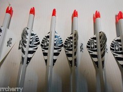 12 Easton Full Metal Jacket FMJ 5mm 300 Arrows! Custom Dip/Crested/Blazer Vanes