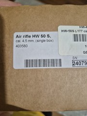 weihrauch hw50 s .177 break barrel very nice shape and accurate!!