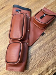 Target Side Leather Quiver Left hand Brown