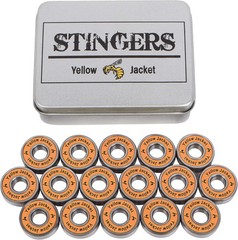 Yellow Jacket Premium Inline Skate Bearings, Roller Skate Bearings, 608, ABEC (P