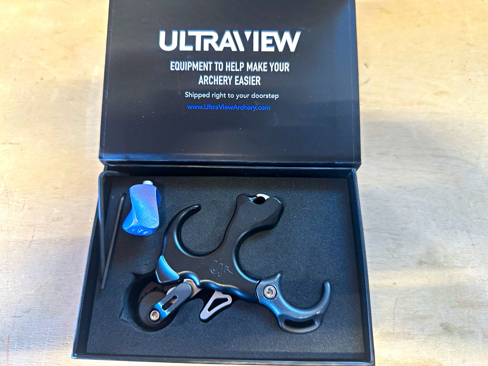 ULTRAVIEW UV Button Compound Thumb Trigger Release Aid Ambidextrous Black
