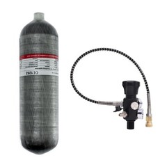 TUXING 4500Psi Carbon Fiber Tank 4.7L Pcp Paintball Tank with Valve for Diving