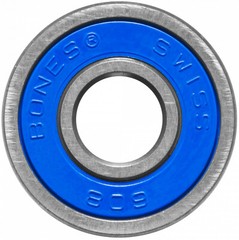 BONES SUPER SWISS 6 Skateboard Bearings 8-Pack 8mm Precision Size 608 (Std)