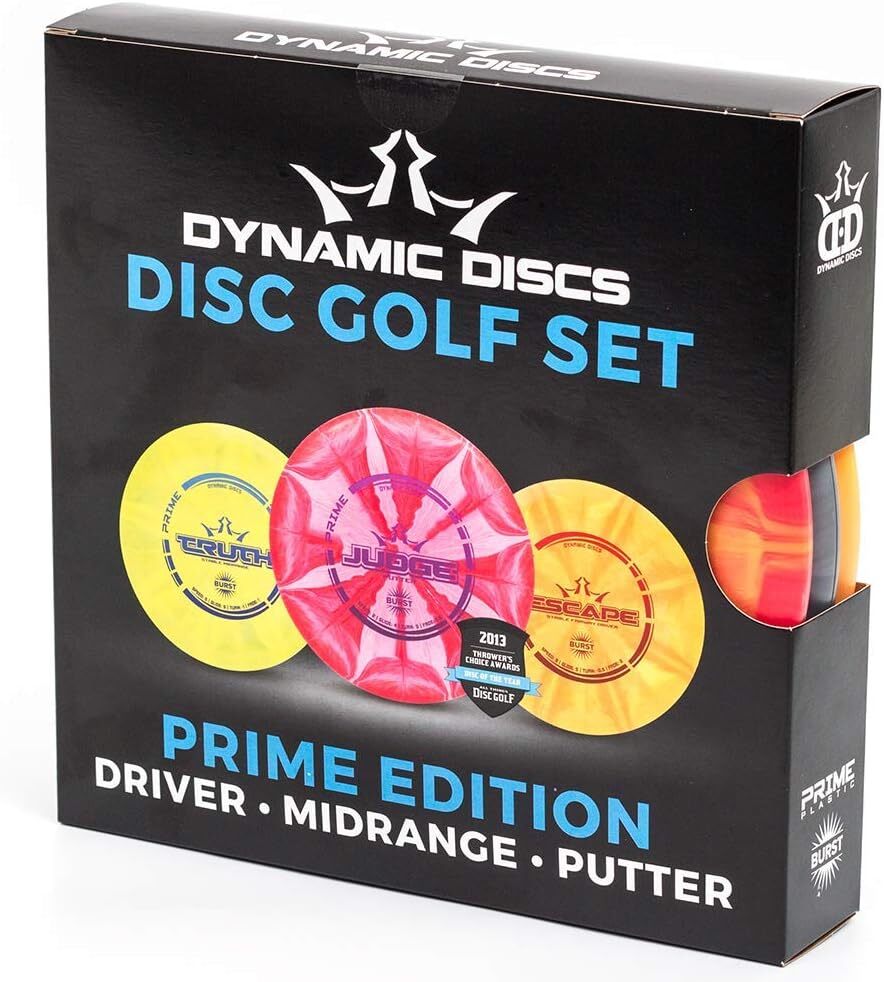 Dynamic Discs Prime Burst Golf Starter Set For Beginners Pdga Approved