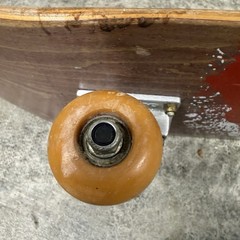 Vintage Madrid Skateboard Explosion Wood Grain Cadillac Trucks Complete