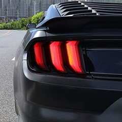 Tail Light Lamp Cover Guard Trim Frame Bezels Decoration 2018+ Smoke Black