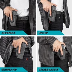 G19 OWB Holster for Glock 19 G26 Gen 3 4 5 6, 19X 23 Gen 3 4, G 32 44 45 丨