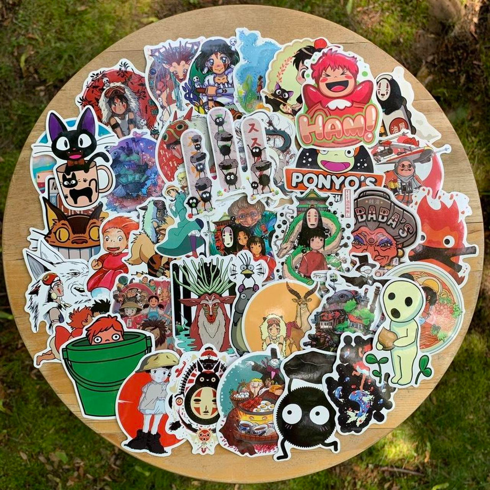 Free Shipping! Studio Ghibli Random Water-Resistant Glossy Vinyl Sticker Packs