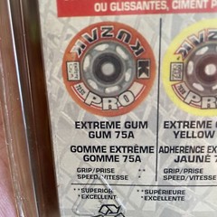 KUZAK Pro Series Extreme Gum 2 (4)-pack 72.5mm 75A Inline Roller Hockey Wheels