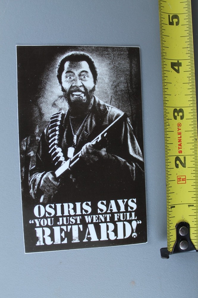 Osiris Skateboard Shoes Machine Gun Soldier OG Z3C Vintage Skateboarding STICKER