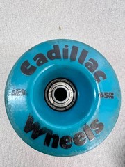 Cadillac Skateboard Wheels Sealed Bearings-Blue- Vintage
