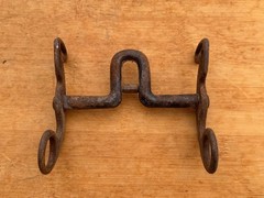Vintage Handmade Western HIGH PORT w Roller Small Horse / PONY Bit ~ 4.5″
