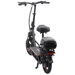 800W 15AH Adults Electric Scooter 34Miles Long Range 10» Tires Folding W/ SeaiJ