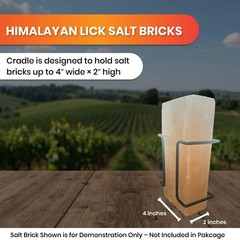 Yield Titan Himalayan Animal Lick Salt Brick Holder for Animal – Easy to Install