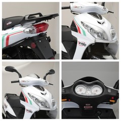 X-PRO Fiji 200 Scooter Gas Moped with 13″ Aluminum Wheels, Electric/Kick Start