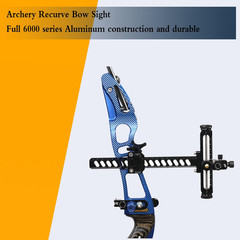 Archery Recurve Bow Sight T Shape Adjustable Shooting Target Sights for Hunting