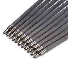 Archery Carbon Arrows 600 Spine with 4” Real Feather Fletching 6/12pcs NEW