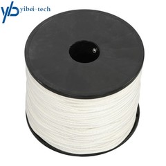 1/8 Inch Nylon Polyester Cord 500 Foot Spool Solid Braid Industrial Grade White