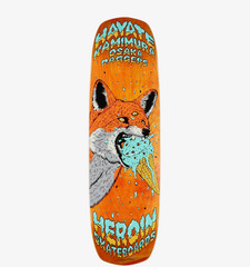 New Heroin Skateboard Deck Hayate Fox 8.88 Double Shovel FAST SHIP Shaped SEALED