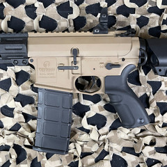 NEW Tippmann Commando 14.5″ Carbine AEG Airsoft Gun – Tan (94209)