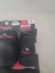 Eight Ball Kids Multi-Sport Black Wrist Knee Elbow Pads Protective Set 5+ New