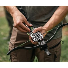Demun Tri Strike Compact Crossbow 175 FPS Package Black Camo