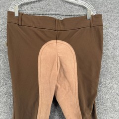 Devon Aire Pants Womens XL Riding Breeches Equestrian Brown Full Patch Elite