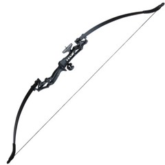 54″ Archery Takedown Recurve Bow for Hunting & Target + 12x Carbon Arrows Set