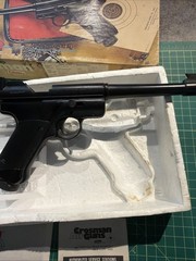 Vtg 1981 Rare Crosman Coleman Division Mark I CO2 Target Pellet Pistol In Box