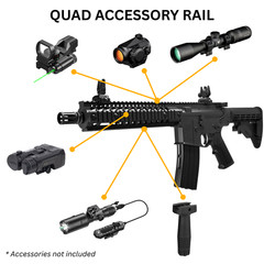 ArmyBoy Crosman R1 CFAR1B Full-Auto CO2 BB Gun Rifle Bundle – Ready-To-Shoot-Kit